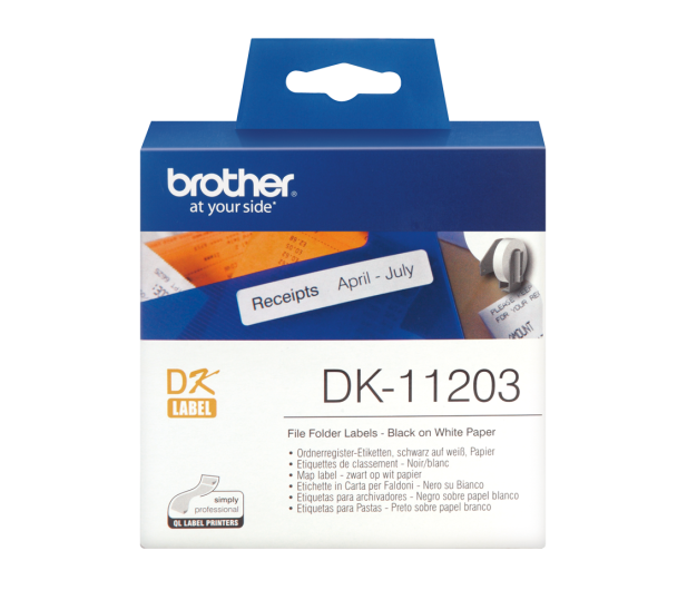 Brother Etykieta na segregatory 300 szt. (DK11203) - 393645 - zdjęcie 2