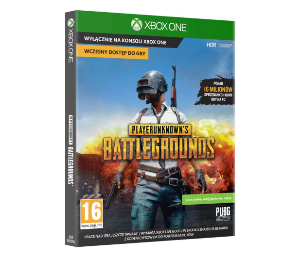 Xbox Playerunknown's Battlegrounds (PUBG) - Gry na Xbox One