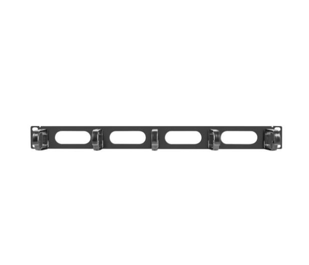 Lanberg Organizer kabli Typ B 19" 1U (czarny) - 458032 - zdjęcie 2