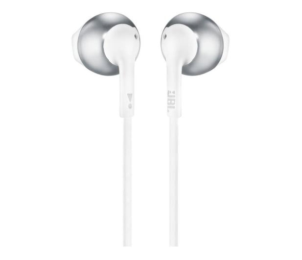 Słuchawki przewodowe JBL T205 Srebrne