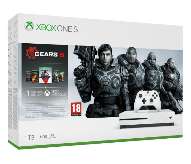 Microsoft Xbox One S 1TB + GoW 5 + FIFA 20 - 518524 - zdjęcie 9