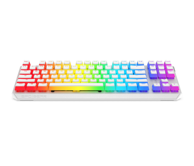 SPC Gear GK630K Onyx White Tournament Kailh Blue RGB - 610164 - zdjęcie 5