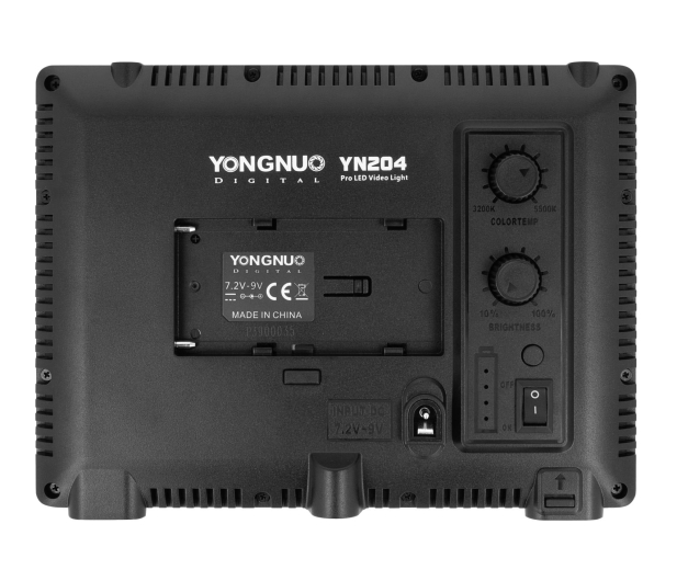 YONGNUO YN204-3200K-5500K - Lampada professionale per foto e video, 204 LED