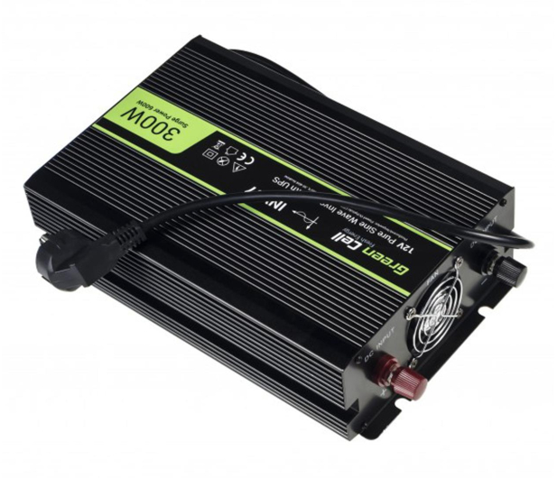 Green Cell Przetwornica napięcia 12V na 230V 300W/600W