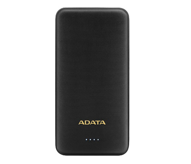 ADATA Power Bank T10000 10000mAh (2A, czarny) - 578531 - zdjęcie