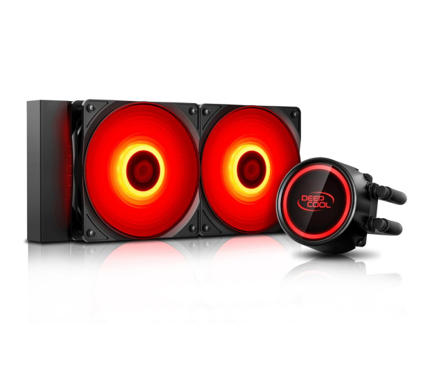 Deepcool Gammaxx L240T Red 2x120mm - 593464 - zdjęcie