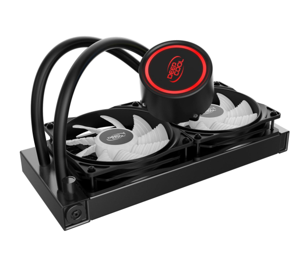 Deepcool Gammaxx L240T Red 2x120mm - 593464 - zdjęcie 4