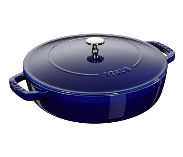 Staub Żeliwna do duszenia z pokrywką 28 cm, niebieska - 1023601 - zdjęcie