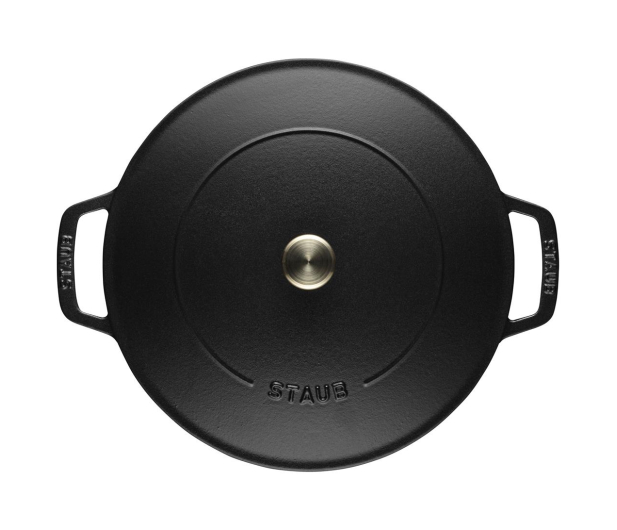 Staub Żeliwna do duszenia z pokrywką 28 cm, czarna - 1023605 - zdjęcie 2