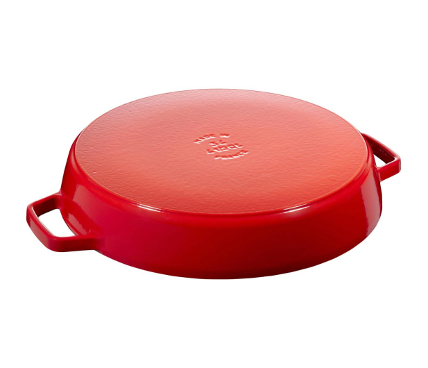 Staub Żeliwna z dwoma uchwytami 34 cm, czerwona - 1023625 - zdjęcie 2