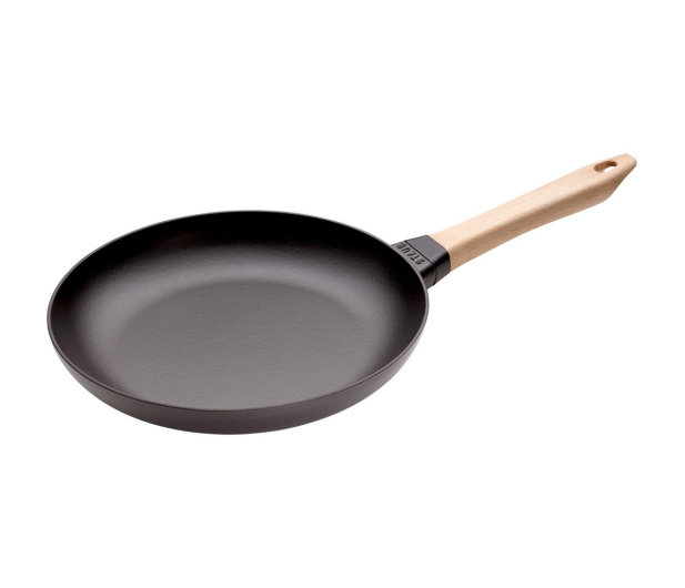 Staub Żeliwna z drewnianym uchwytem 28 cm - 1023628 - zdjęcie