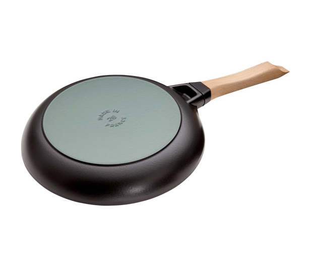 Staub Żeliwna z drewnianym uchwytem 28 cm - 1023628 - zdjęcie 2