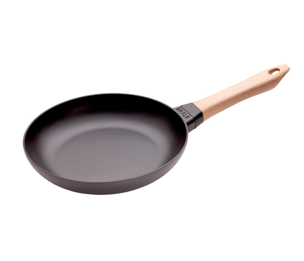 Staub Żeliwna z drewnianym uchwytem 24 cm - 1023632 - zdjęcie