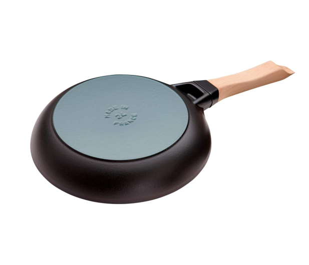 Staub Żeliwna z drewnianym uchwytem 24 cm - 1023632 - zdjęcie 2