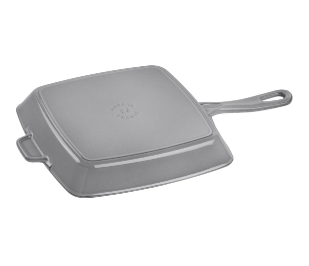 Staub Kwadratowa żeliwna grillowa 26 cm, grafitowa - 1023665 - zdjęcie 2