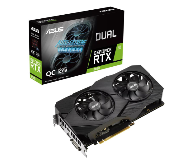 柔らかい GeForce ASUS RTX Karty - GDDR6 12GB OC Dual EVO 2060 その他