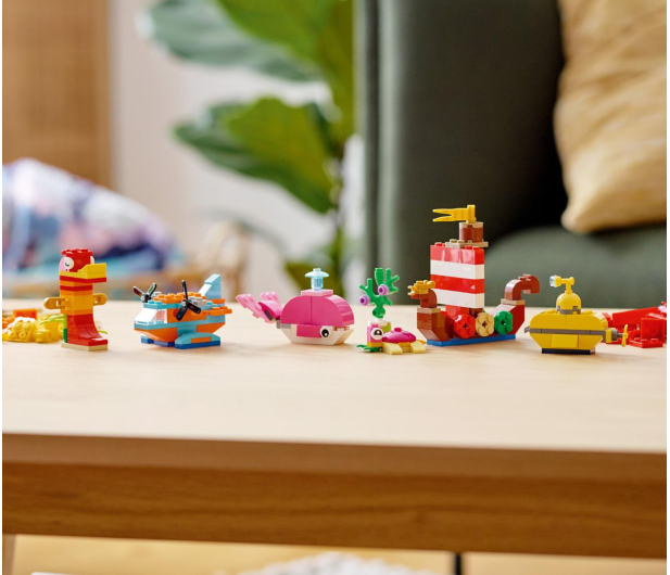 LEGO Classic 11018 Kreatywna oceaniczna zabawa - 1035585 - zdjęcie 4