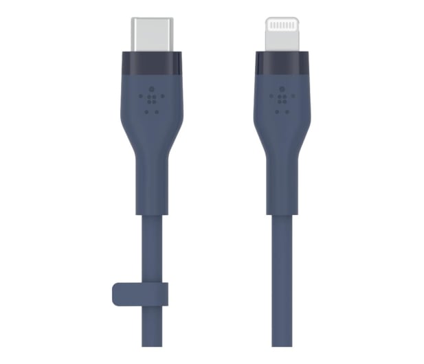Belkin USB-C - Lightning Silicone 1m Blue - 732940 - zdjęcie