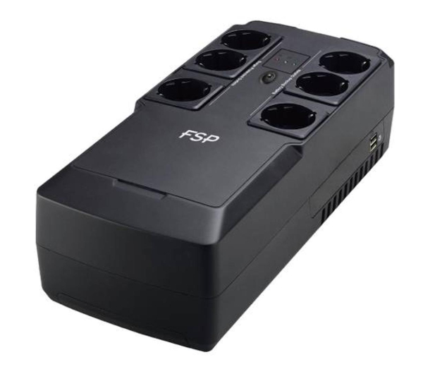 FSP/Fortron NanoFit 600 (600VA/360W, 6x Schuko) - 748496 - zdjęcie