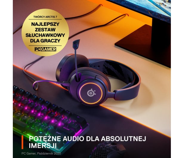 SteelSeries Arctis Nova 3 - 1066003 - zdjęcie 4