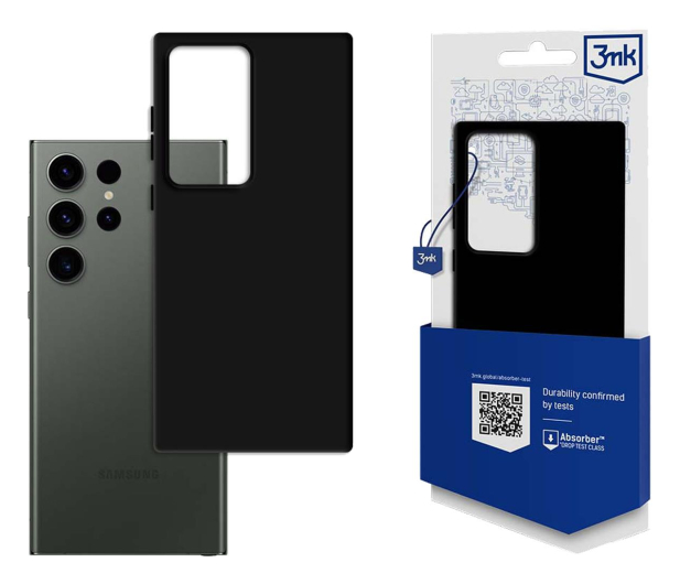 3mk Matt Case do Samsung Galaxy S23 Ultra czarny - 1112549 - zdjęcie