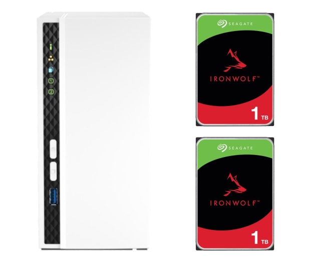 QNAP TS-233 (2x 1TB HDD IRONWOLF) - 1185652 - zdjęcie
