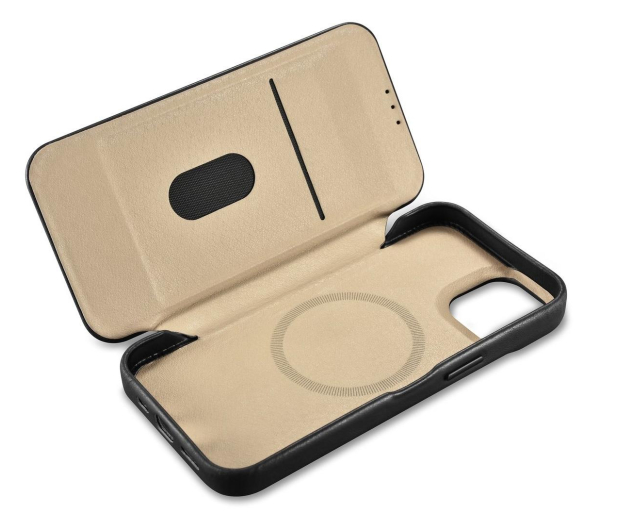 iCarer Premium Leather Folio Case Oil Wax do iPhone 14 Plus - 1201081 - zdjęcie 2