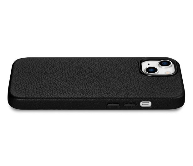 iCarer Litchi Leather Case iPhone 14 Plus (MagSafe) czarny - 1201066 - zdjęcie 5