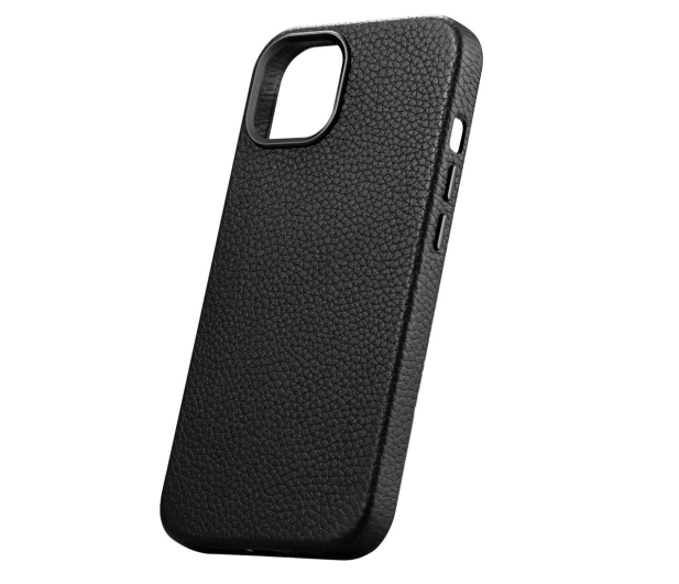 iCarer Litchi Leather Case iPhone 14 Plus (MagSafe) czarny - 1201066 - zdjęcie 3