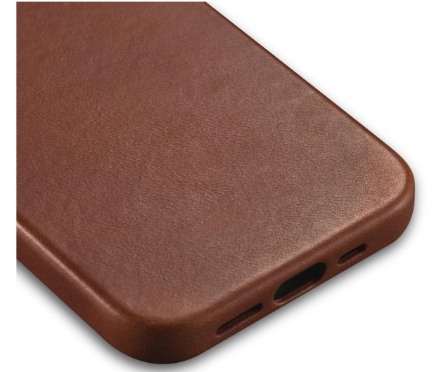 iCarer Premium Leather Case Oil Wax do iPhone 14 Plus(MagSafe) brąz - 1201137 - zdjęcie 7