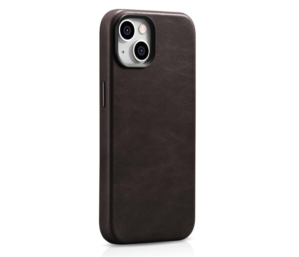 iCarer Premium Leather Case Oil Wax do iPhone 14 Plus (MagSafe) - 1201113 - zdjęcie 3