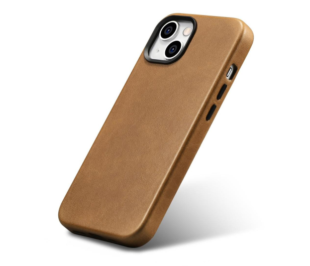 iCarer Premium Leather Case Oil Wax do iPhone 14 Plus MagSafe) brąz - 1201107 - zdjęcie 6