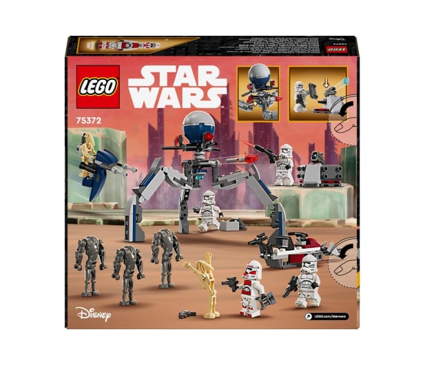 LEGO Star Wars™ 75372 Zestaw z żołnierzem armii klonów i droidem - 1203565 - zdjęcie 8