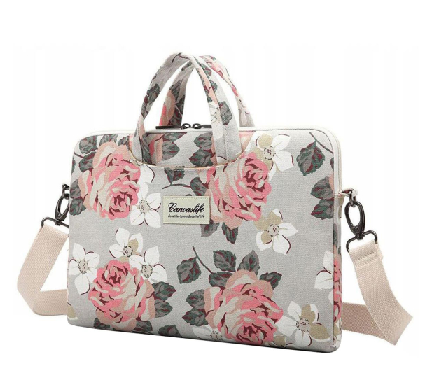 Canvaslife Briefcase Laptop 15-16" white rose - 1120251 - zdjęcie