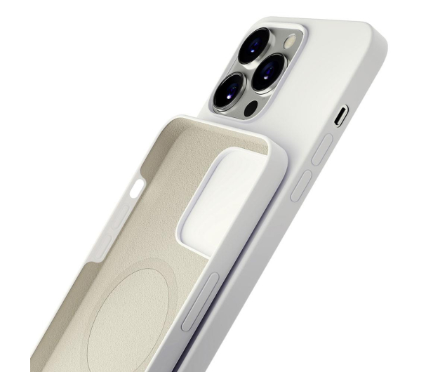 3mk Hardy Silicone MagCase do iPhone 14 Pro Max White - 1125715 - zdjęcie 7