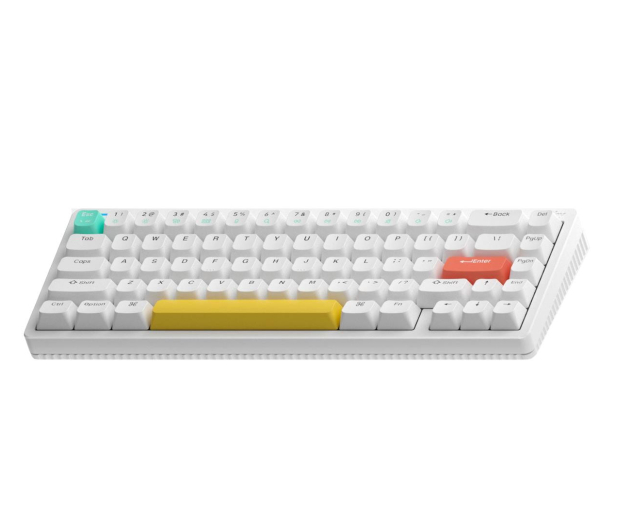 NuPhy Halo65 White Gateron Baby Kangaroo - Klawiatury