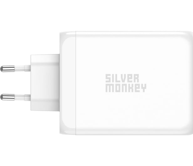 Silver Monkey Ładowarka sieciowa GaN 200W USB-C PD + USB 3.0 QC W - 1097688 - zdjęcie 3