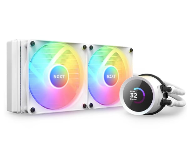 Chłodzenie wodne NZXT Kraken 240 RGB White 2x120mm