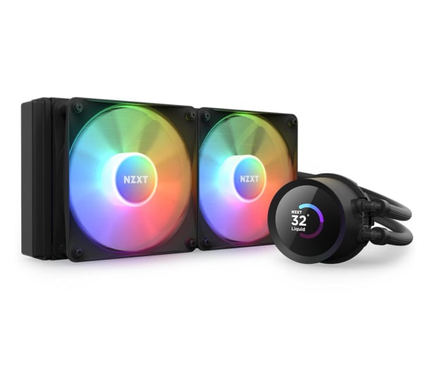 Chłodzenie wodne NZXT Kraken 280 RGB Black 2x140mm