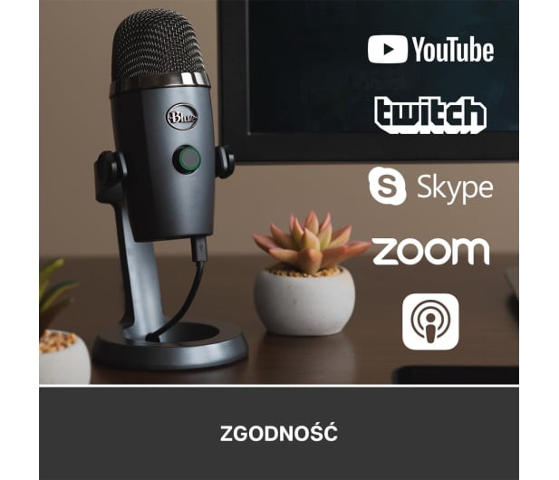 Blue Microphones Yeti Nano Shadow Grey - 652721 - zdjęcie 13