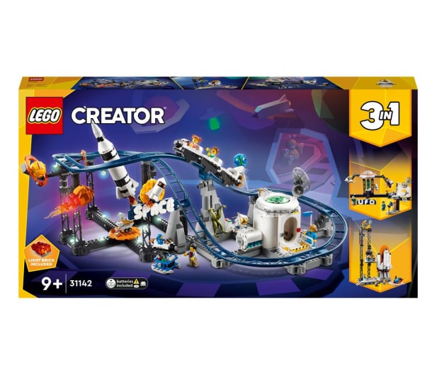 Klocki LEGO® LEGO Creator 3 w 1 31142 Kosmiczna kolejka górska