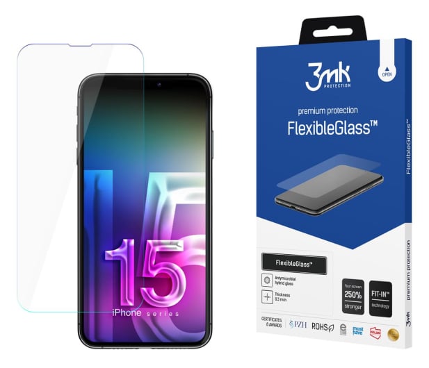 3mk Flexible Glass do iPhone 15 - 1173089 - zdjęcie