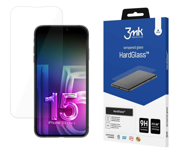 3mk HardGlass do iPhone 15 Plus - 1173102 - zdjęcie