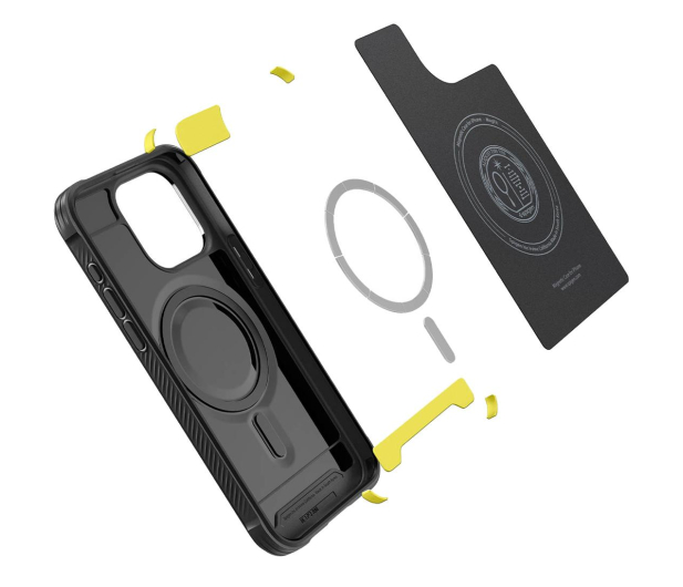 Spigen Rugged Armor Mag Magsafe do iPhone 15 Pro matte black - 1178889 - zdjęcie 4