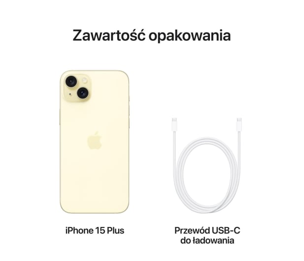 Apple iPhone 15 Plus 128GB Yellow - 1180054 - zdjęcie 10