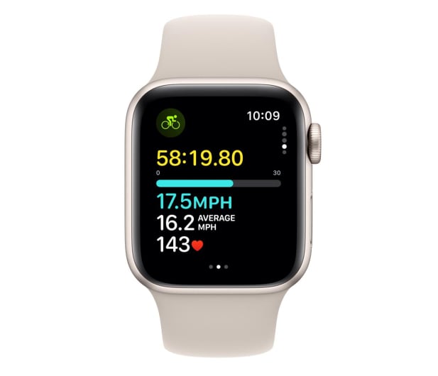 Apple Watch SE 2 40/Starlight Aluminum/Starlight SportBand S/M GPS - 1180625 - zdjęcie 6