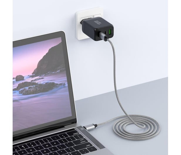 Silver Monkey Ładowarka sieciowa GaN 65W USB-C PD USB 3.0 QC B - 1097680 - zdjęcie 6
