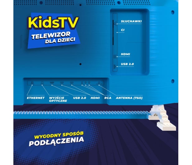 KIVI Kids TV 32" LED Android TV - 1222005 - zdjęcie 10