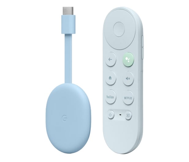 Google Chromecast 4.0 4K z Google TV(niebieski)