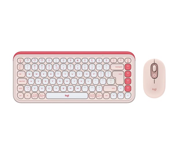 Logitech POP ICON Combo różowa - 1276188 - zdjęcie